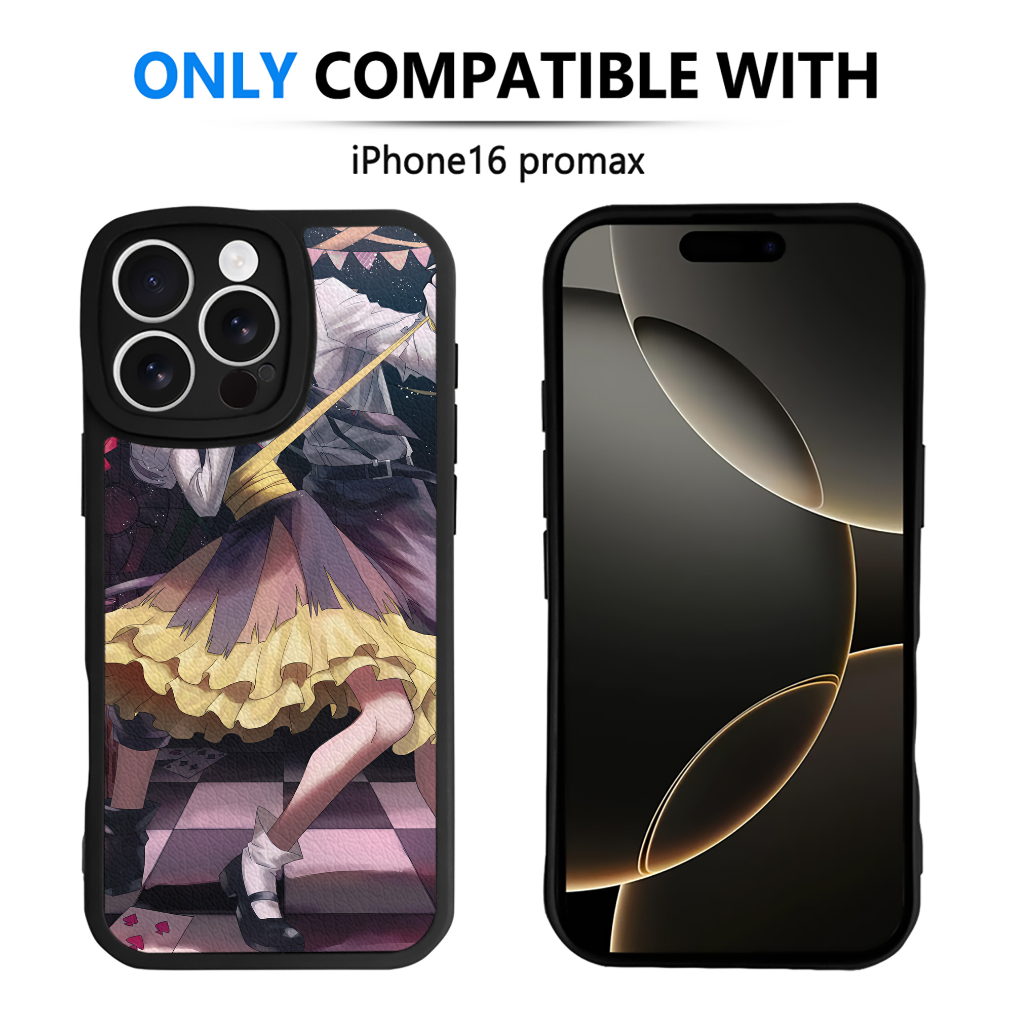 （画像用） 文豪ストレイドッグス Bungo Stray Dogs 【iPhone 16シリーズ対応】シリコンスマホケース（レザー調） 材質：シリコン